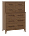 Amish Cassel Glen Chest of Drawers Solid Maple Wood Front Facing