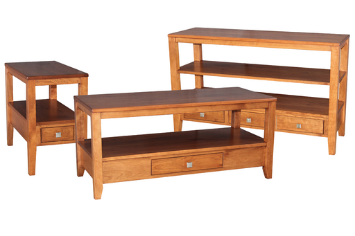 Amish Century Living Room Tables - Amish Mid-Century Living Room Tables - Solid Cherry Living Room Tables - Ashery Woodworking