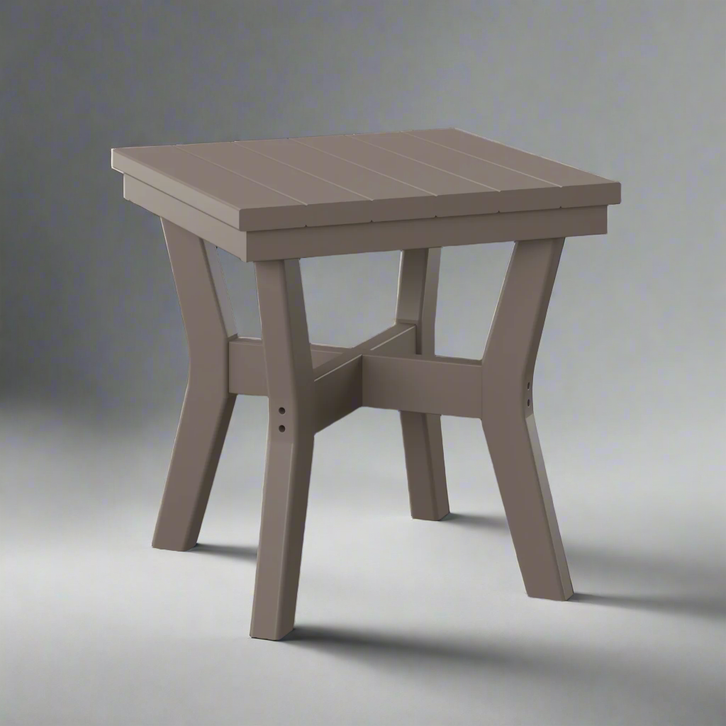 Amish Chat End Table Poly Outdoor Furniture