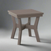 Amish Chat End Table Poly Outdoor Furniture