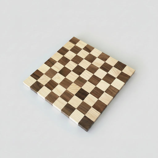 Amish Checker Chess Game Board Solid Walnut Maple Wood American Made Game Board