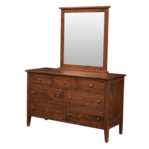 Amish Chelsea Dresser - Solid Brown Maple