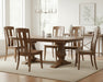 Amish Cheyenne Dining Set - Ashley Dining Table - Sap Cherry - FC-42000 Almond