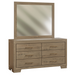 Amish Cheyenne Low Dresser With Mirror Option Dressers Contemporary Modern