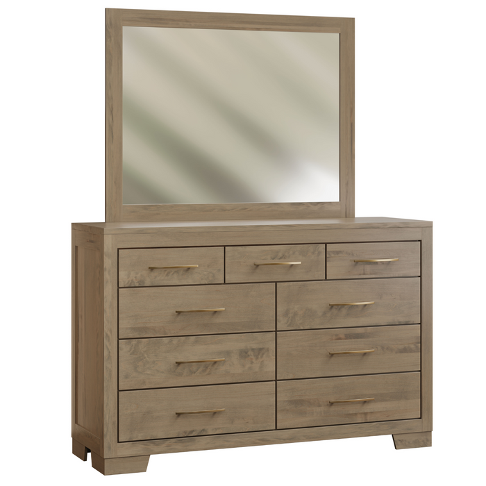 Amish Cheyenne High Dresser With Mirror Option Dressers Contemporary Modern