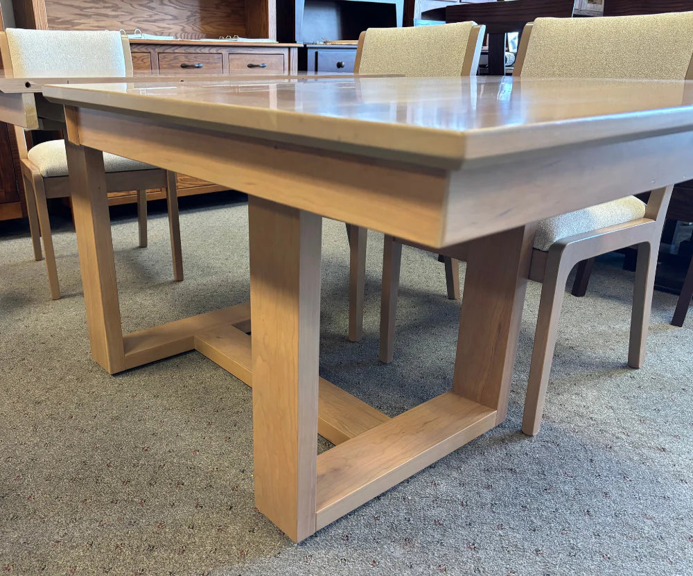 Quote #13090 - Amish Clark Table & Bench with 1 5/8" Thick Top