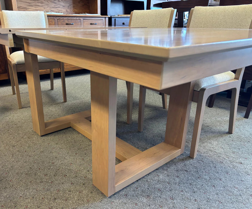 Quote #13090 - Amish Clark Table & Bench with 1 5/8" Thick Top