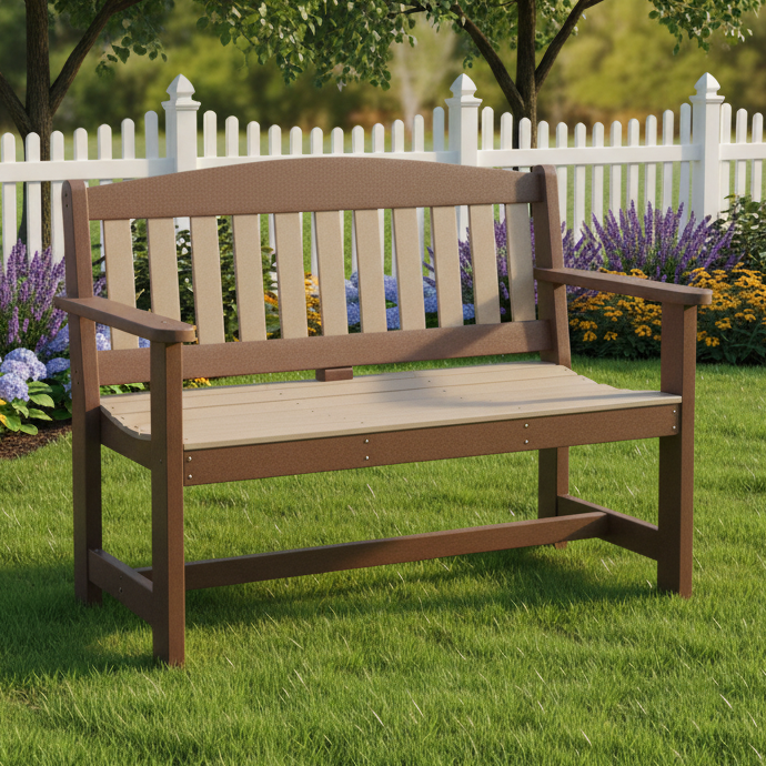 Amish Classic 4' Garden Bench - In-Stock - Multiple Colors