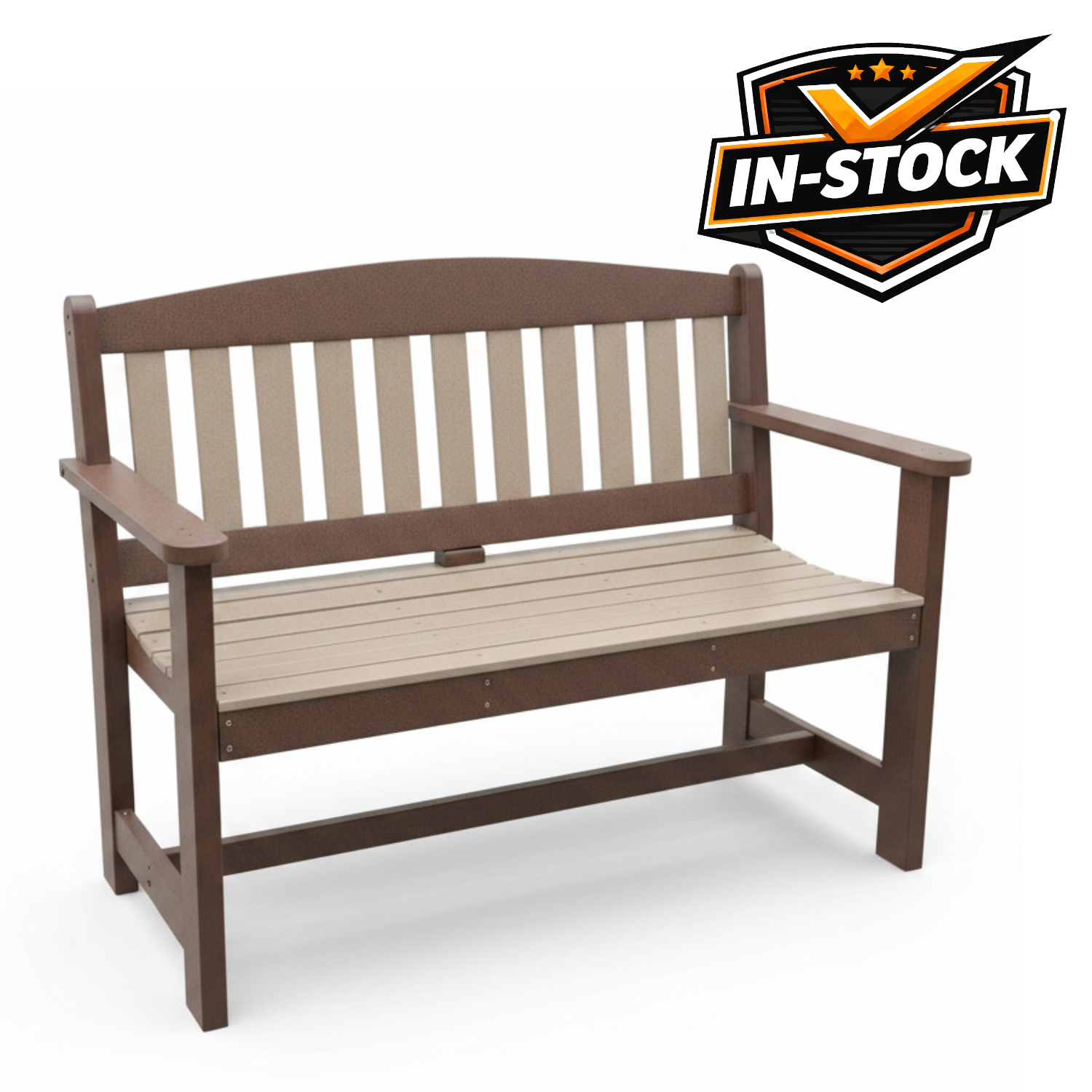 Amish Classic 4' Garden Bench - In-Stock - Multiple Colors