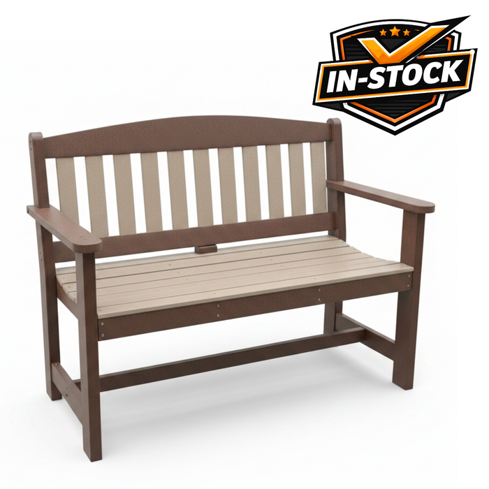 Amish Classic 4' Garden Bench - In-Stock - Multiple Colors