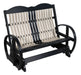 Amish Classic Cottage Polybent 4' Glider - E-Mar Backyard - Amish Made Polybent 4' Glider