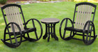Amish Classic Cottage Polybent Rocker - E-Mar Backyard - Amish Made Polybent Rocking Chair 1