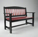 Amish Classic Mission Garden Bench 5 Foot 4 Foot Comfort Time Furniture Berlin Gardens Levi Leisure Poly Outdoor Bench