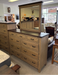 Amish Cleveland 5-Pc. Bedroom Suite - Solid Oak Bedroom Suite - Rough Sawn Tops - 5-Pc. Set - Dresser & Mirror