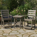 Amish coastal balcony set poly outdoor furniture