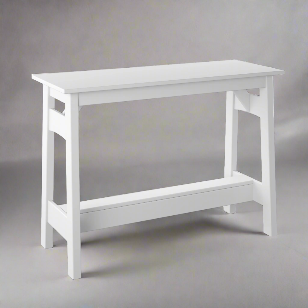 Amish Coastal Bar White Poly outdoor Furniture 