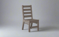 Amish_Coastal_Side_Chair regular height poly outdoor dark gray furniture