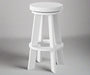 Amish Coastal Swivel Bar Stool White Outdoor Poly Furniture