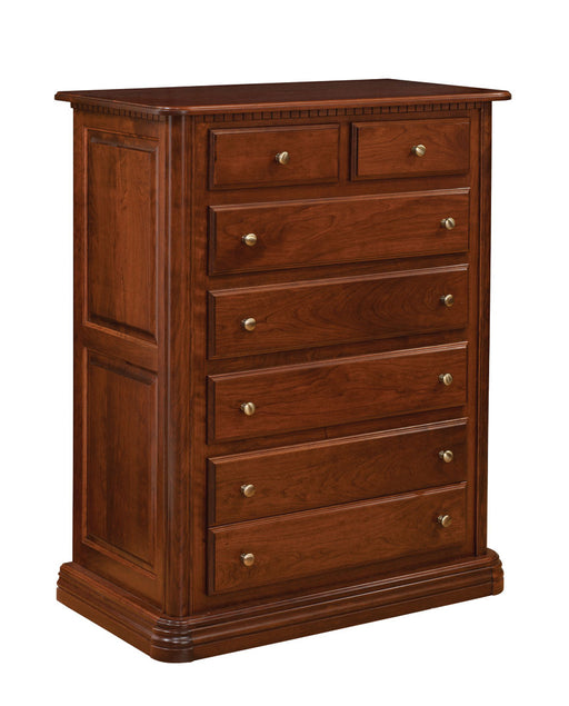 Amish Colonial Chest of Drawers - Solid Cherry