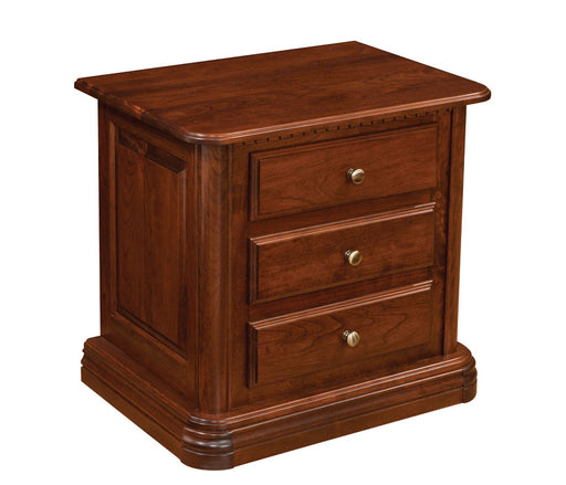 Amish Colonial Nightstand - Solid Cherry