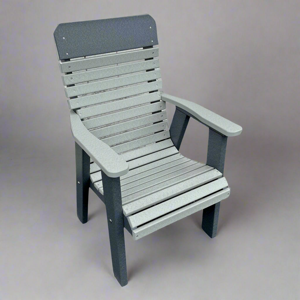 Amish Comfort Back Bar Chair Outdoor furniture Poly