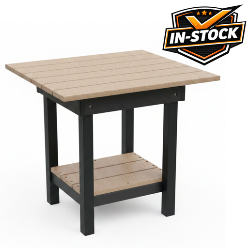 Amish Comfort Poly End Table - Amish Made HDPE Poly End Table - In-Stock