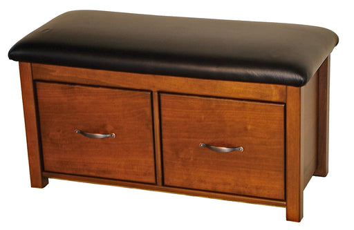 Amish Contemporary Storage Bench Storage Benches No Back Contemporary