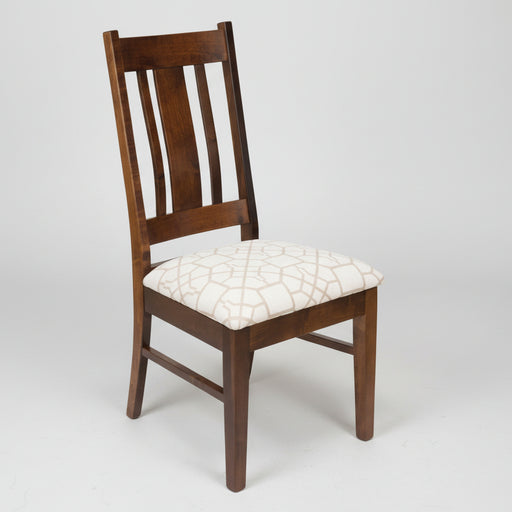 Amish Cooper Dining Chair Fabric Dining Chairs Heartland + Weaver Mission