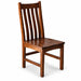 Amish Copper Dining Chair - Emerson Woodcraft - Contemporary Amish Dining Chair - Solid Oak - Side Chair