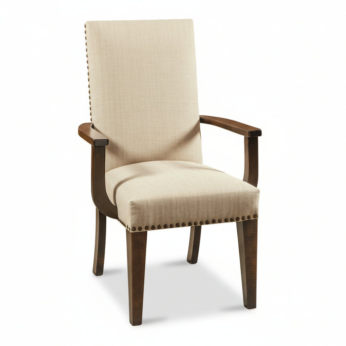 Quick Ship Corbin Dining Arm Chair Fabric Dining Chairs Contemporary Heartland Fabric Standard