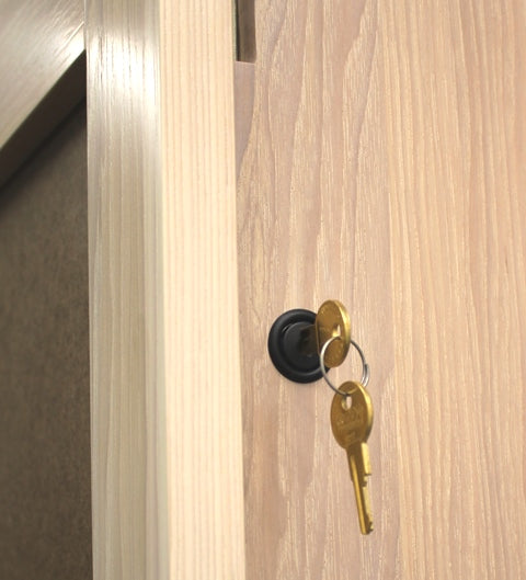 Amish Country Corner Shaker Rifle Cabinet Door Lock