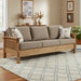 Amish Country Shaker Sofa With Reversible Cushions - QF-4575 - Amish Benton Sofa