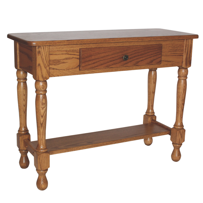 Amish Country Sofa Table - Amish Traditional Sofa Table - Solid Oak  Sofa Table - Ashery Woodworking