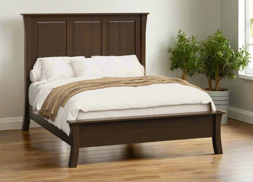 Amish Cove Bed Low Footboard Panel Beds Contemporary