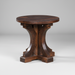 Amish Dawnsons Creek Round End Table Rough Sawn Maple Farmhouse Style