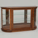 Amish Large Console With Rounded Sides Display Cabinet/Curio Curios Contemporary