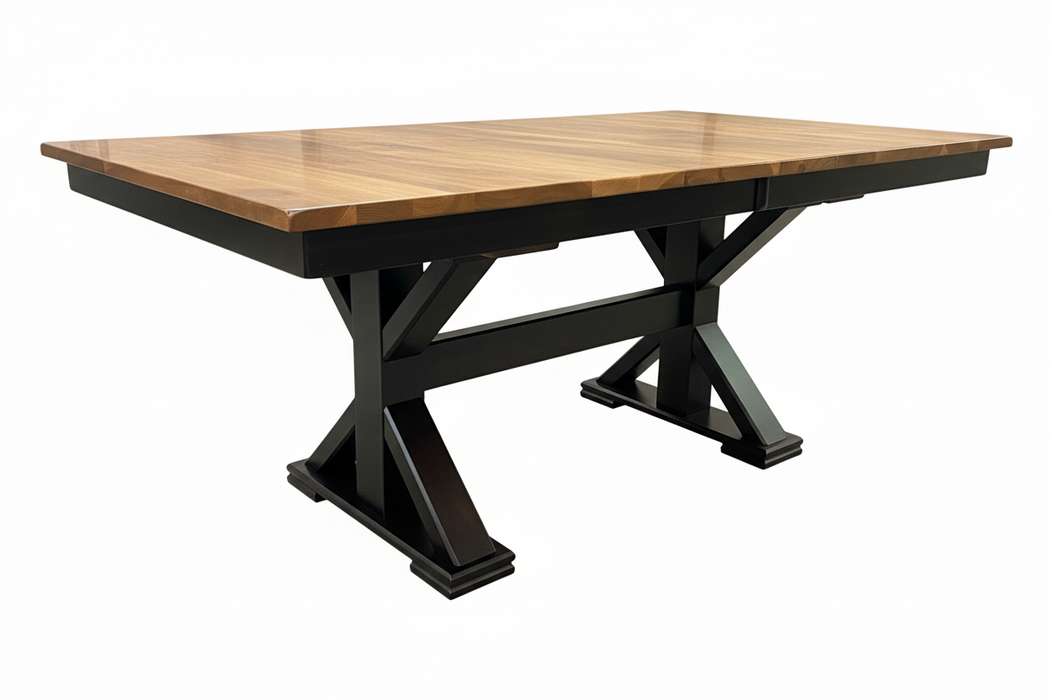 Amish Urbana Double Pedestal Dining Set