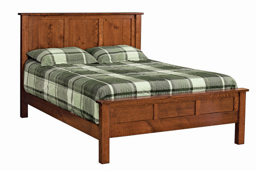 Amish Dutch Quality Panel Bed - Quarter Sawn White Oak