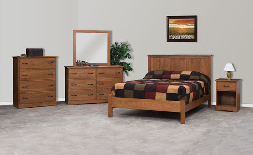 Amish Dutch Standard Bedroom Set - 5 Piece - Solid Cherry