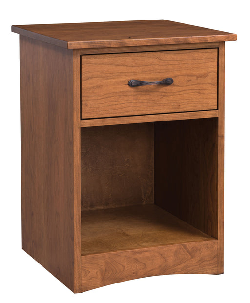 Amish Dutch Standard Open Nightstand - Solid Cherry