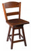 Emerson Woodcraft Barstool Amish Made Brown Maple OCS 113 Michaels Front Facing