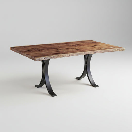 Amish Eclipse Live Edge Table Live Edge Dining Tables Live Edge Modern