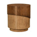 Amish Modern Round Eclipse End Table