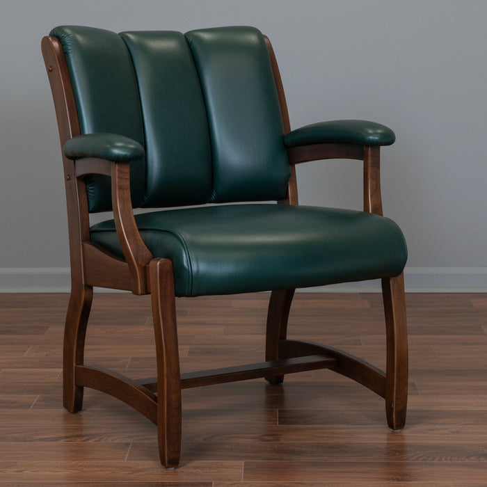 Amish Edelweiss Client Arm Chair Fabric/Leather Office Chairs Heartland Fabric Indoor Fabric