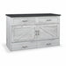 Amish Eldridge Farmhouse Murphy Cabinet Hide-A-Bed - Rustic Painted Farmhouse Style Hide-A-Bed Cabinet - Closed Photo