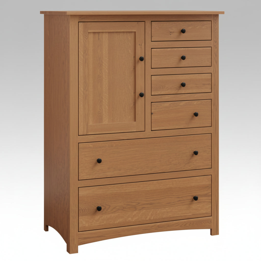 Amish Elite Buckeye Door Chest Quick Ship