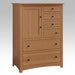 Amish Elite Buckeye Door Chest Quick Ship