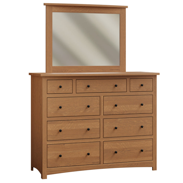 Amish Elite Buckeye Dresser Shaker Style Quick Ship