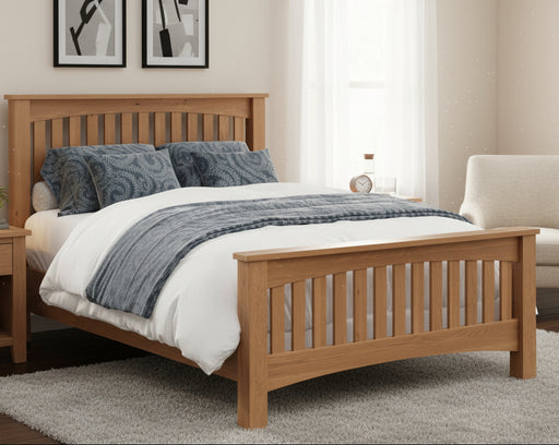 Amish Elite Buckeye Slat Bed Shaker Slat Style Quick Ship