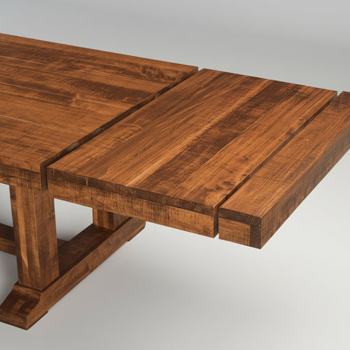 Amish End Table Leaf Extension Detail - Close Up